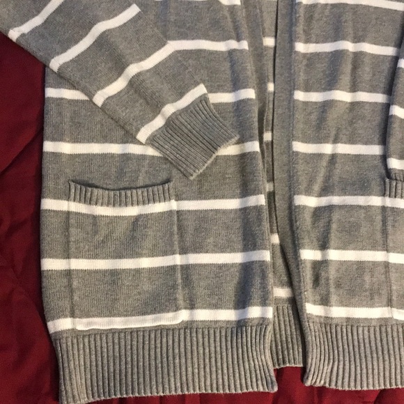 Evolution women’s cardigan sweater. Gray sz L - Picture 6 of 7